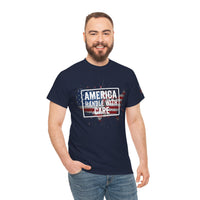 Load image into Gallery viewer, America: Handle With Care – Distressed Flag Tee
