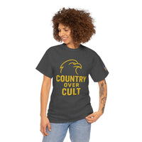 Load image into Gallery viewer, Country Over Cult – Eagle Patriotic Tee
