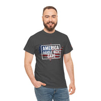 Load image into Gallery viewer, America: Handle With Care – Distressed Flag Tee
