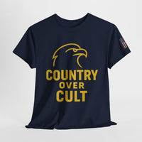 Load image into Gallery viewer, Country Over Cult – Eagle Patriotic Tee
