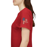 Load image into Gallery viewer, LOVE ALWAYS WINS – Patriotic Heart Tee
