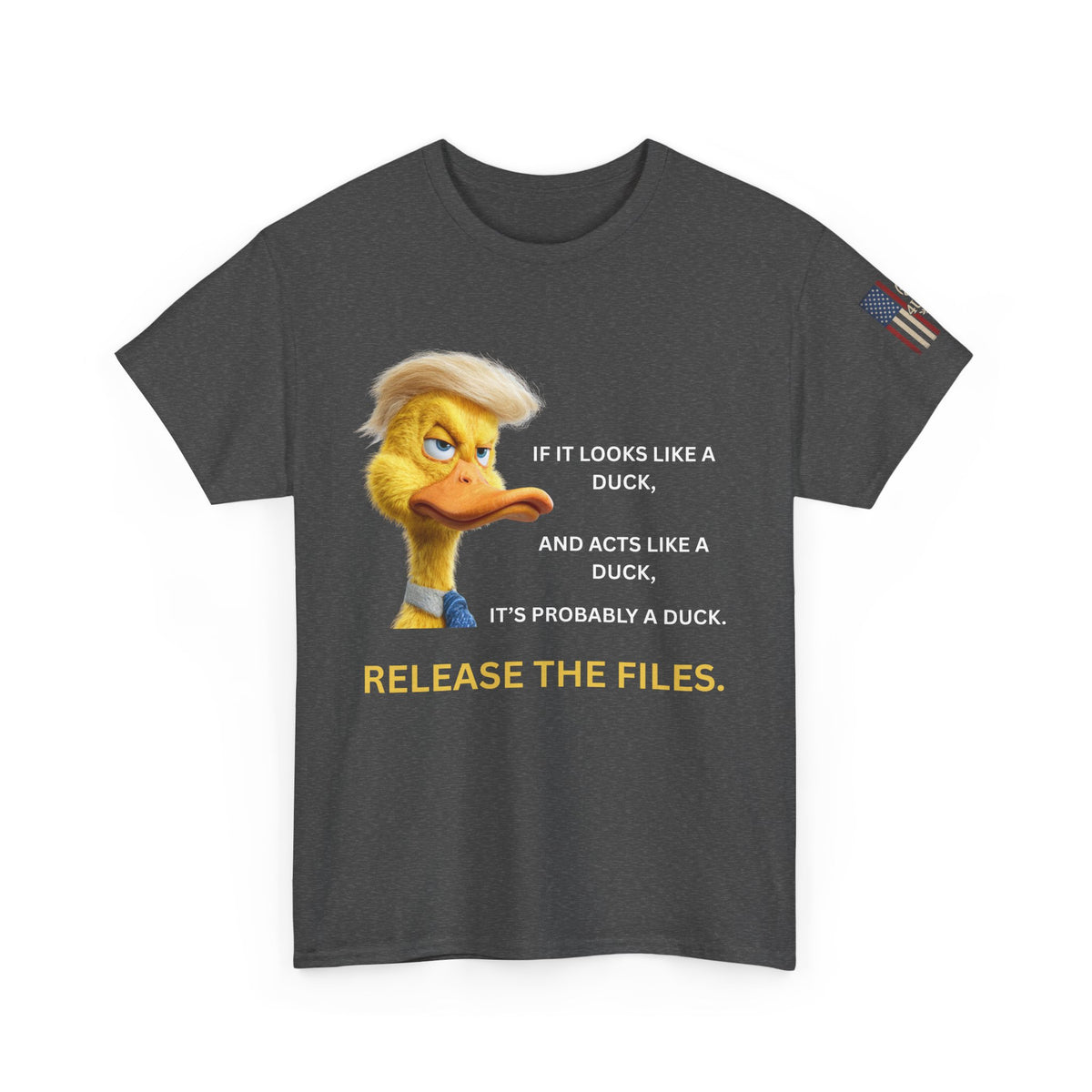 Release the Files – Duck Truth Statement Tee